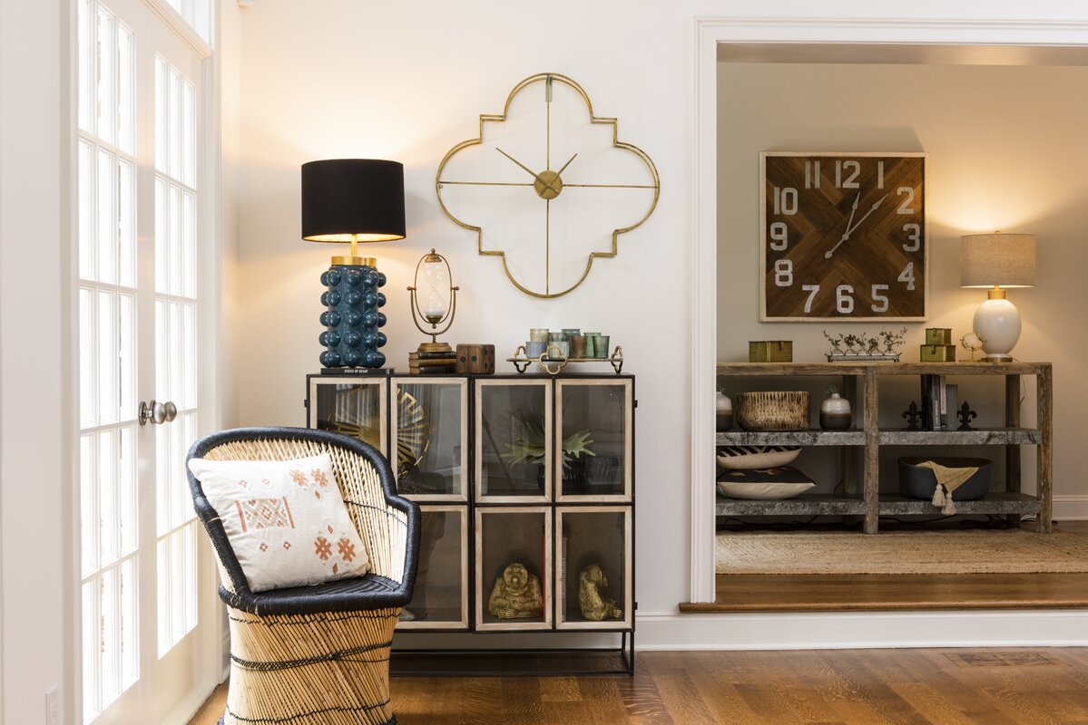 Modern Farmhouse Foyer Design Photo by Wayfair | Wayfair